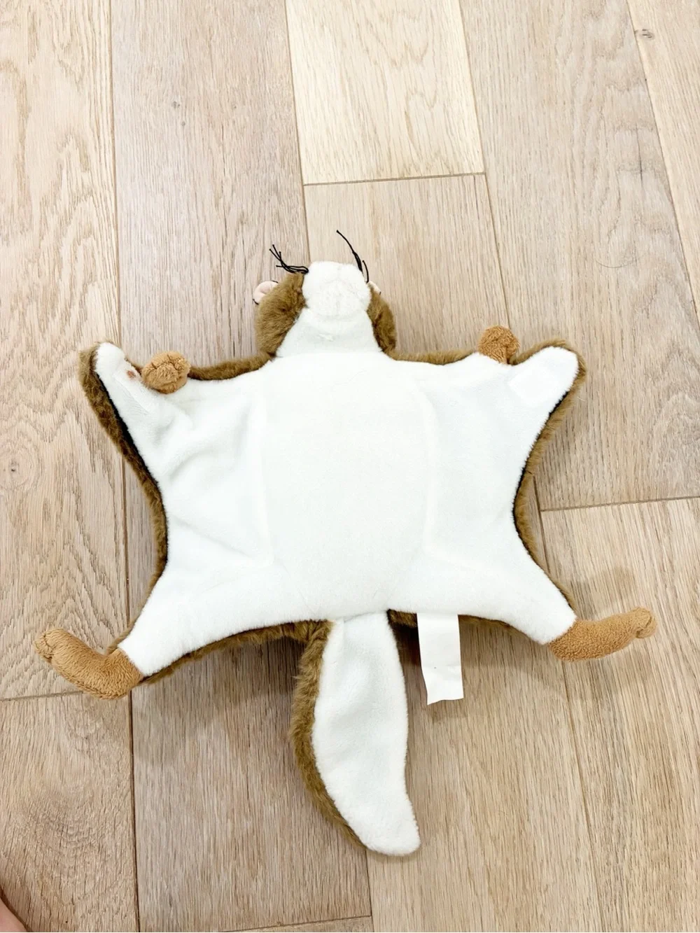 Fiesta Brown and White Plush Toy with Brand Tag